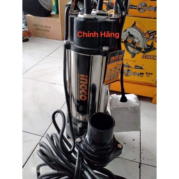 INGCO Máy bơm chìm nước thải 2200W ( 3.0HP) SPDB22001  (Cam kết Chính Hãng 100%)