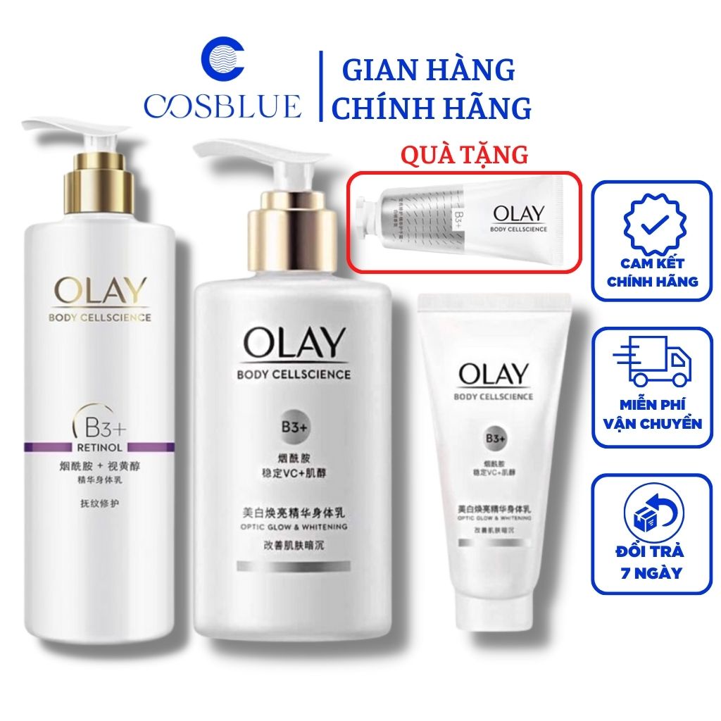 Sữa Dưỡng Thể Olay B3 Retinol - Olay Bright Ultra Whitening dưỡng trắng toàn thân