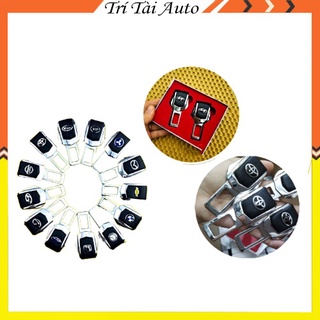 Đai ngắt chuông ô tô, chốt đai an toàn ô tô in logo các hãng xe cao cấp
