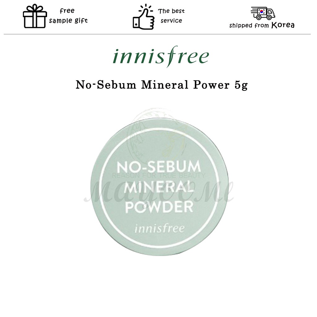 Phấn phủ bột khoáng Innisfree không bã nhờn mới