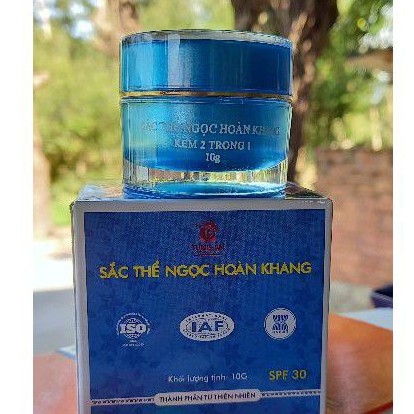 Kem sắc thể ngọc hoàn khang trắng da chống nắng 10g