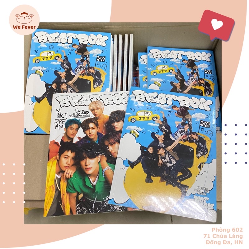 Bộ ảnh giấy có hình ca sĩ BEATBOX | NCT DREAM | Hàng chính hãng