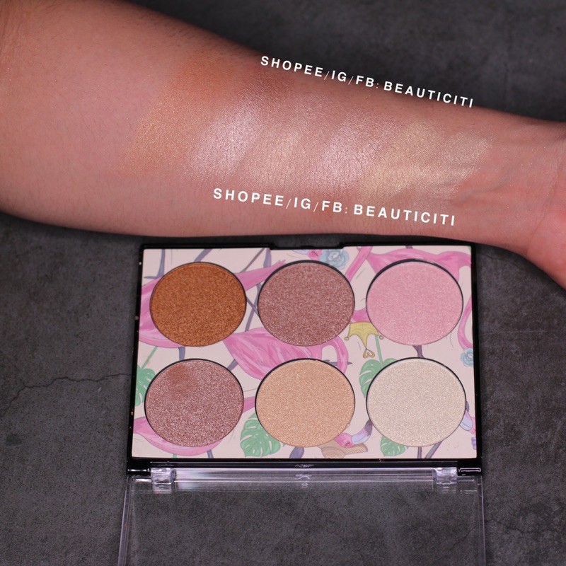 BẢNG PHẤN BẮT SÁNG 6 Ô MISS ROSE GLOW KIT HIGHLIGHTER | BigBuy360 - bigbuy360.vn