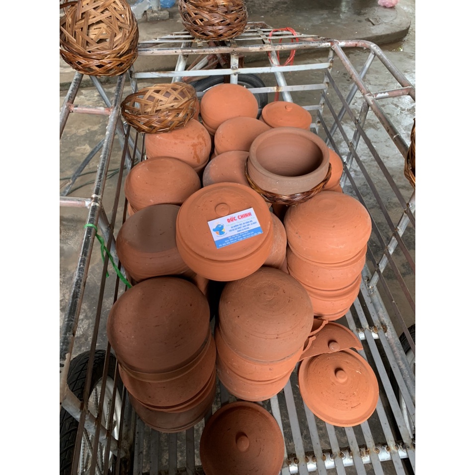 Niêu đất dỏ thố đất kho cá nâu cơm