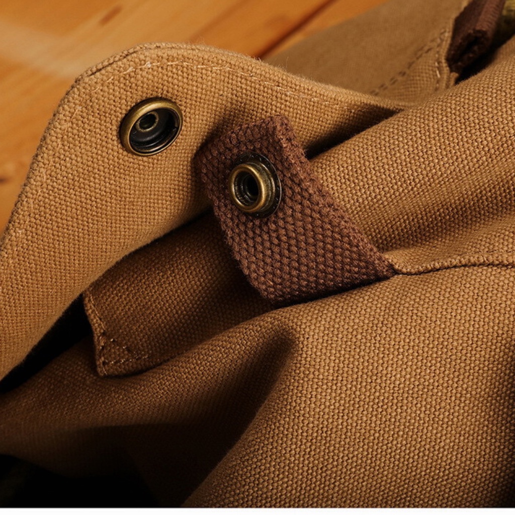 Balo Vải Bố Polyester Canvas Cao Cấp JUST CAMELLIA JA018 thời trang du lịch cặp đi học laptop nam nữ unisexj