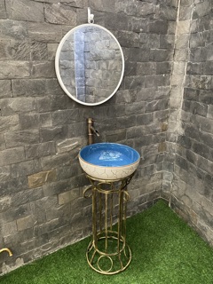 Kệ sắt để lavabo EV-KS04