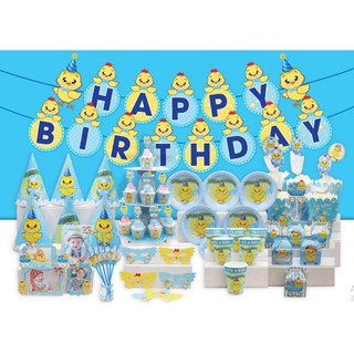 Set giấy trang trí bàn tiệc sinh nhật cho bé trai tuổi gà Phụ kiện trang trí bàn tiệc sinh nhật cho bé trai