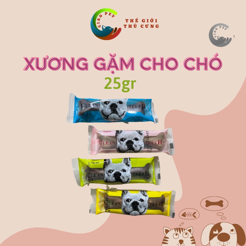 [25gr] Xương gặm sạch răng cho chó YAHO