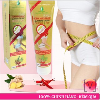 Kem Massage Tan Mỡ Gừng Ớt Ngân Bình( Mẫu Mới 2020 - 150gr)