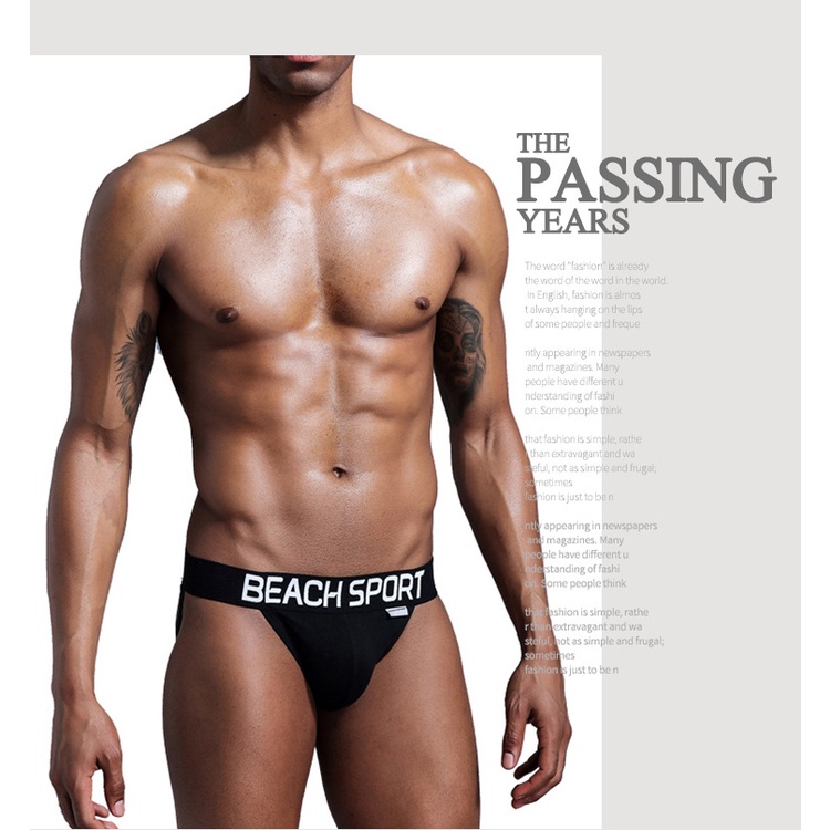 [free ship 50k + che tên đơn hàng] quần lót nam, quần lót dây cotton cao cấp, jocktrap nam (hình chụp tại shop)
