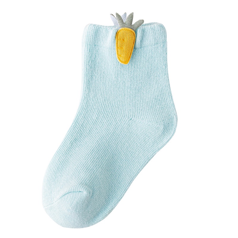 Vớ cotton màu trơn dành cho bé trai và bé gái