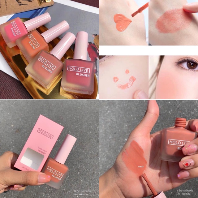 🍑 Má hồng dạng kem Hold Live Blusher 🍑
