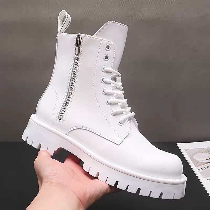 Giày Bốt Martin Da Đế Dày Thời Trang Mùa Thu 2022 Cho Nam