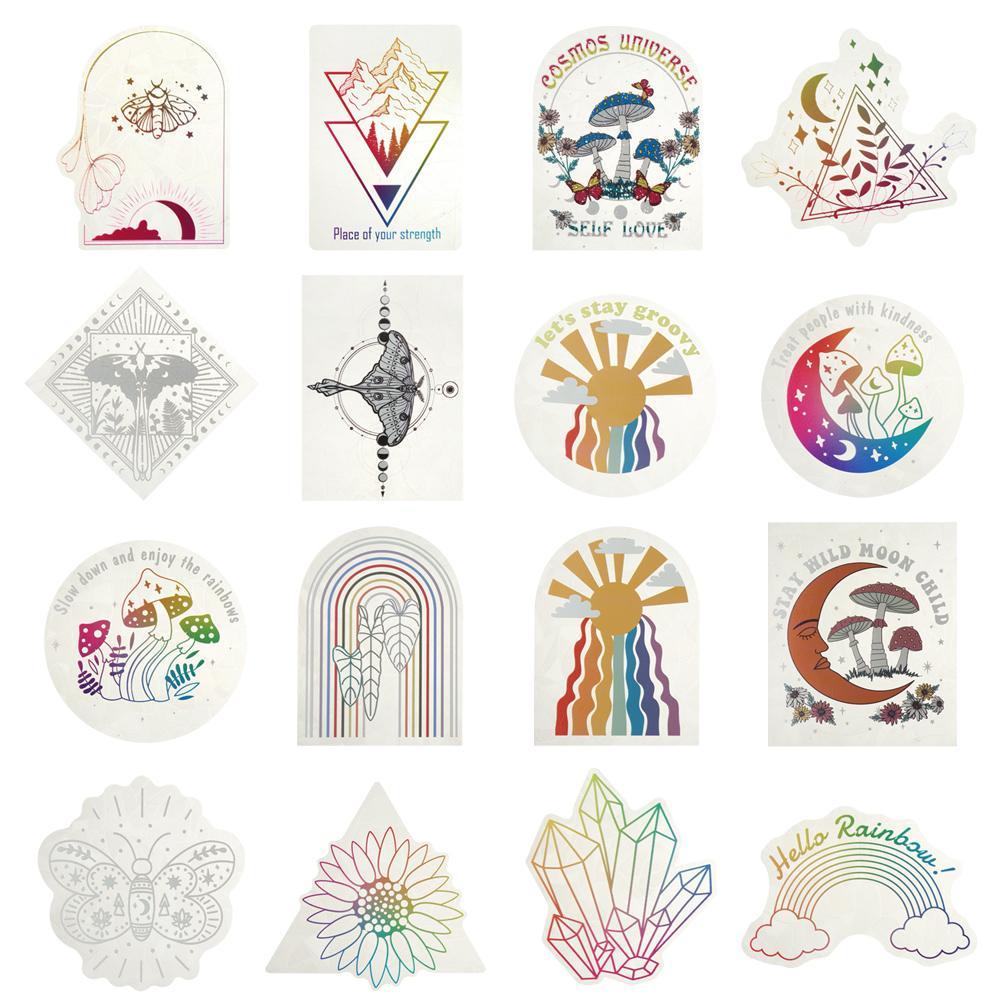 Sticker Dán Tường Họa Tiết Hình Mặt Trời Bắt Giấc Mơ Dùng Trang Trí Phòng Ngủ