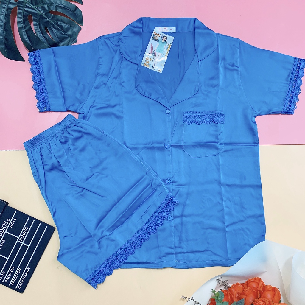 [ HÀNG ĐẸP - GIÁ RẺ ] Bộ Pizama Đùi Ren Chất Mềm Mại, Thoải Mái Nhẹ Nhàng | BigBuy360 - bigbuy360.vn