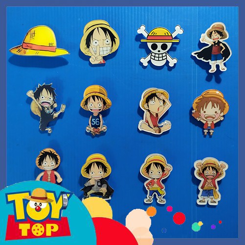 [Một cái] Huy hiệu pin cài áo One Piece : Tổng hợp huy hiệu Luffy