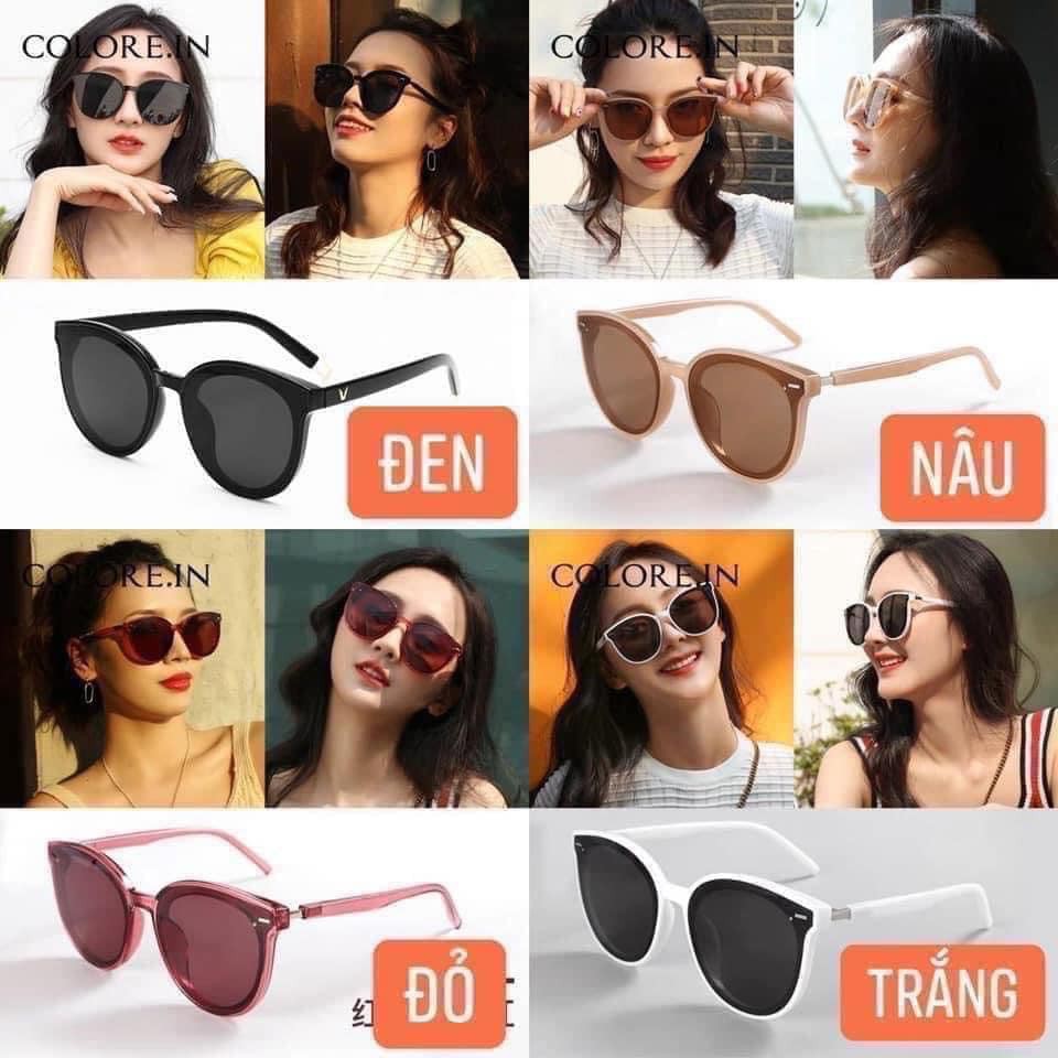 Kính mắt nữ râm dáng mắt mèo nhiều màu thời trang