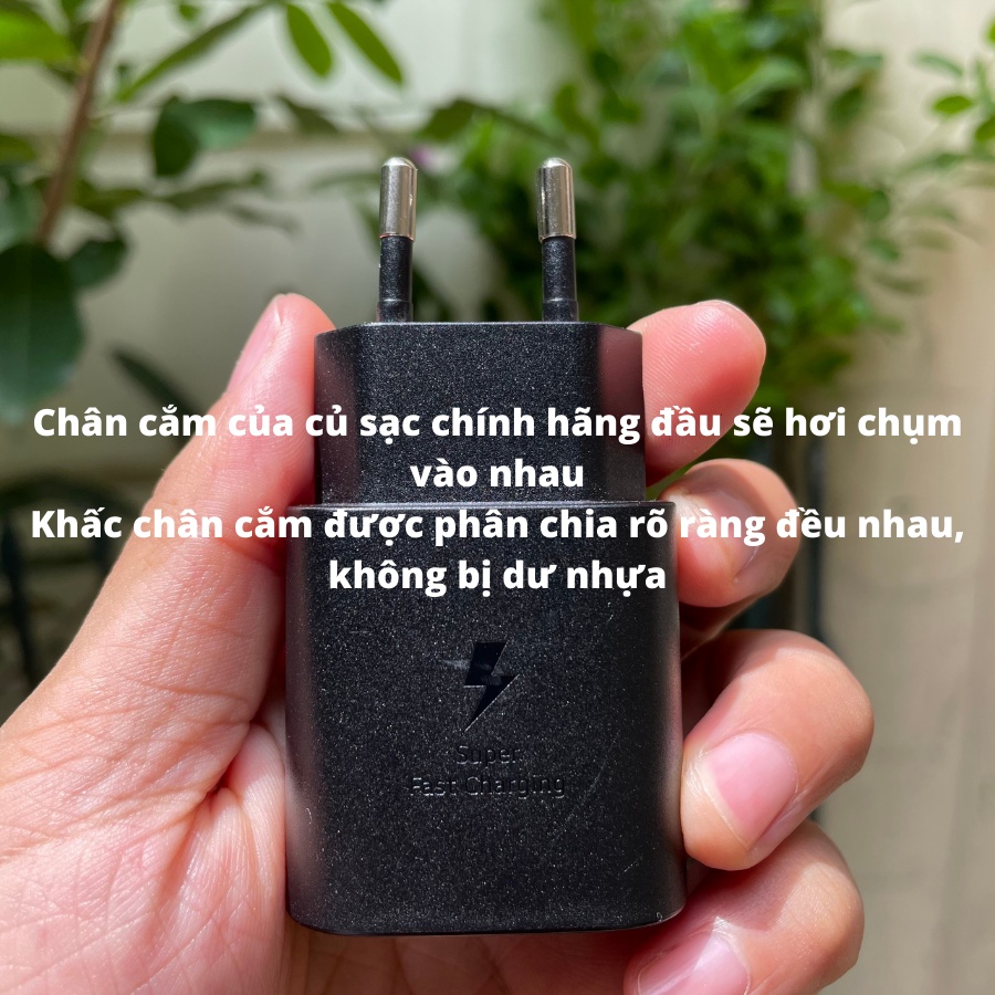 Bộ sạc nhanh Samsung 25W chính hãng Note 10 Note 20 A71, A70, A80, A90, S20, S20+, S20 Ultra - 3astore