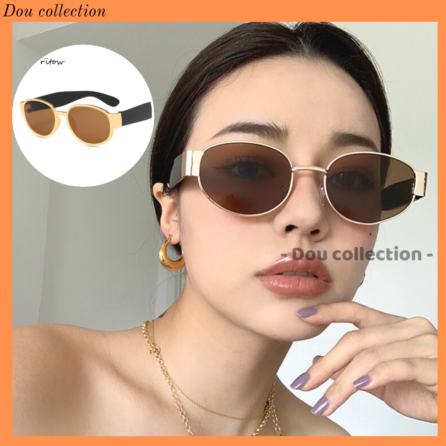 [Nowship2h] Kính Mát (Kính Râm) Cao Cấp Retro Gọng Nhựa Phong Cách Âu Mỹ - Carl Fitow - Mã MK026