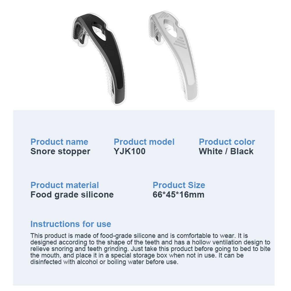Dụng Cụ Niềng Răng Chống Ngáy Khi Ngủ
