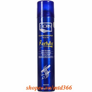 Keo Xịt Tóc Giữ Nếp Cứng Glorin 420 Ml.