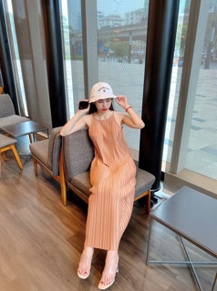 Váy maxi dập ly Thái Lan
