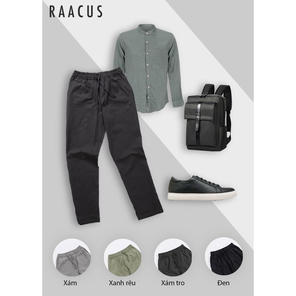 QUẦN BAGGY ĐŨI NAM Thời Trang Nam Cao Cấp Thương Hiệu Raacus (4 màu) | BigBuy360 - bigbuy360.vn