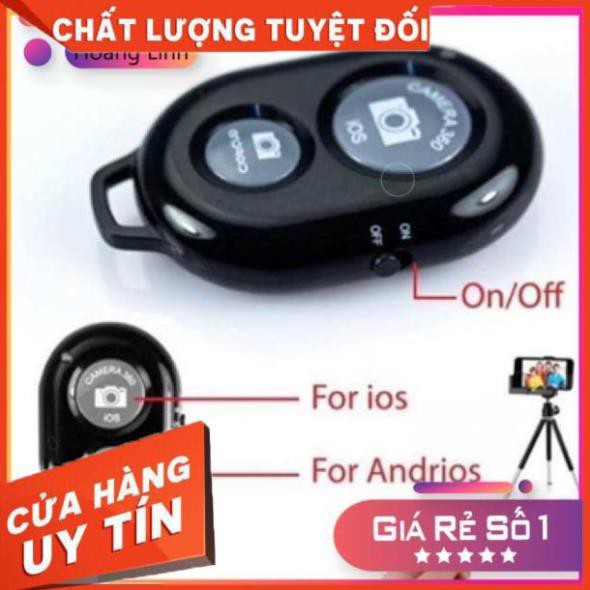 Nút Bấm Bluetooth Điều Khiển Từ Xa Chụp Ảnh Tự Động Cho Smartphone, Iphone, Ipad ( Giao màu ngẫu nhiên)