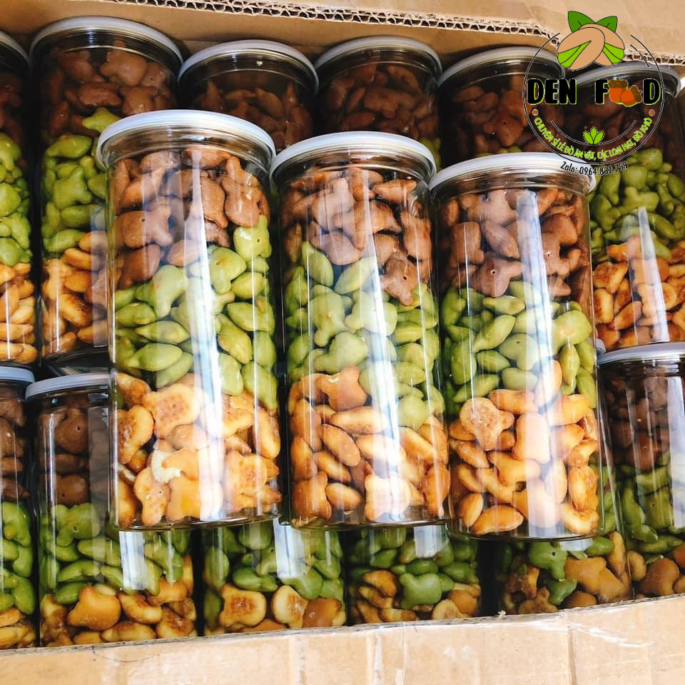 Bánh Gấu Nhân Kem MORICE Mix 3 Vị Thơm Ngon Giòn Tan Béo Ngậy Lon PET 430gr