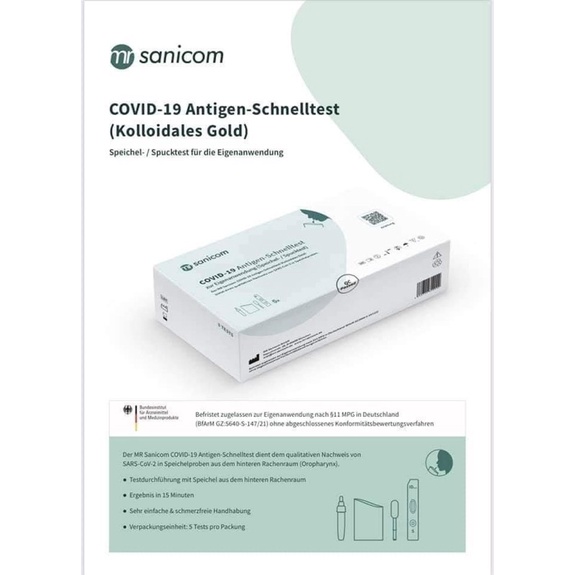 Test nước bọt Sars cov 2