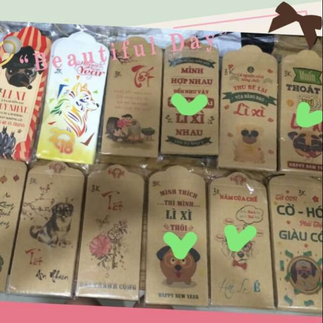 Bao lì xì 40 cái