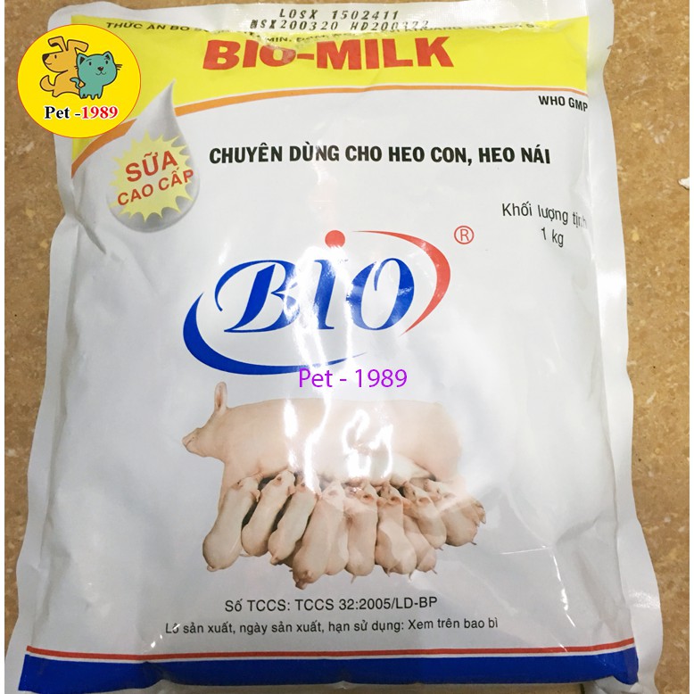 BIO Milk 1 Kg- Sữa Cao cấp chuyên dùng cho heo con và heo nái Pet-1989