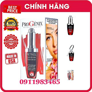 Progenix Retinol Serum Chống Lão Hóa, Chống Nhăn Hàng Mỹ Cam Kết Chính Hãng