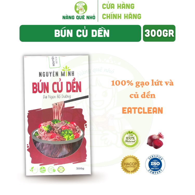 Bún Củ Dền Nguyên Minh Giảm Cân Thực Dưỡng Dai Ngon Bổ Dưỡng Bún Gạo Lứt MoriS 300gr