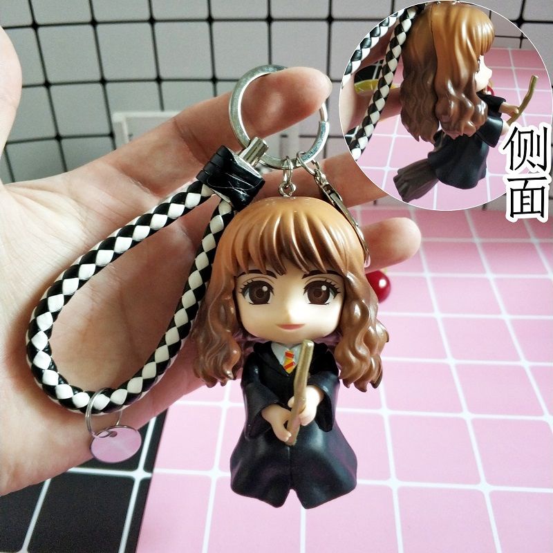 ♛Móc Khóa Mô Hình Nhân Vật Hermin Ron Trong Phim Harry Potter