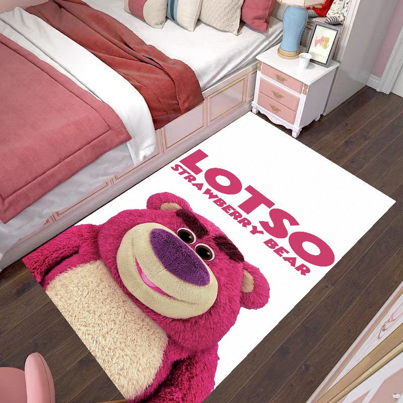 Thảm Lót Sàn Phòng Khách / Phòng Ngủ Hình Gấu Dễ Thương