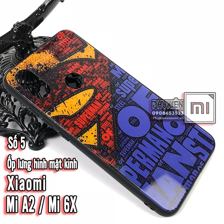 Ốp lưng Xiaomi MI A2 / MI 6X Hình 3D kính (A) - Số 5