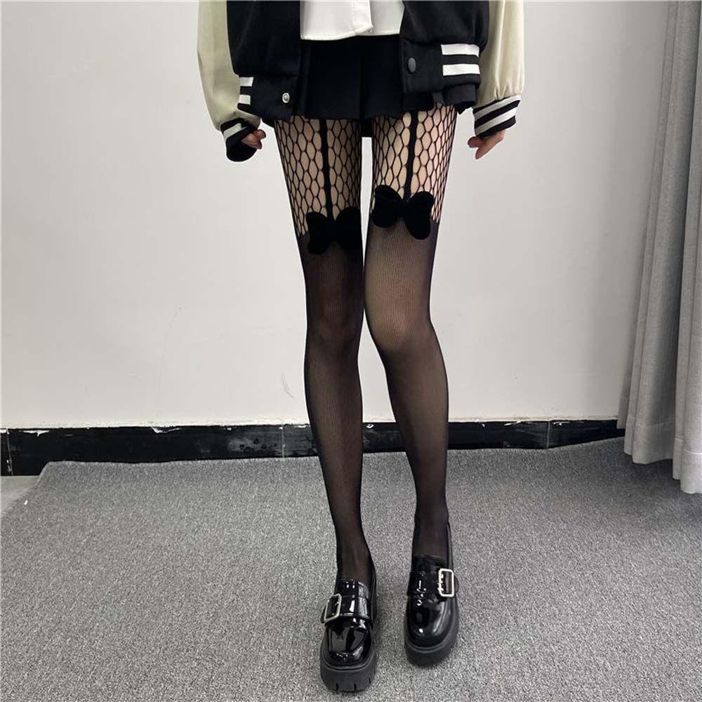 Quần Tất Siêu Mỏng Thoáng Khí Phong Cách Lolita Hàn Quốc Cho Nữ