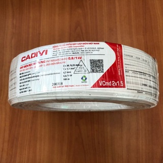Mua Dây Cáp Điện Đôi CADIVI - VCMD 2x1.5 mm  bán lẻ theo mét