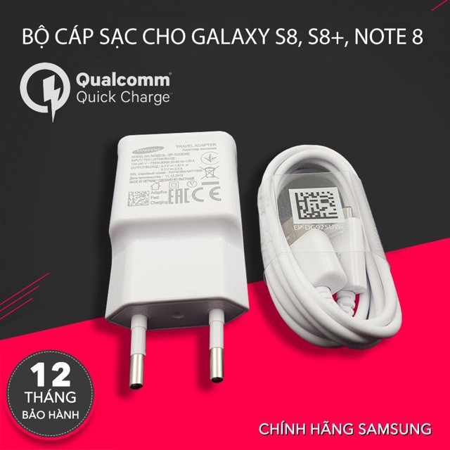 Bộ xạc Nhanh Chính hãng Type C sam sung s8,S9,Note8,A5(2017),A7(2017)....