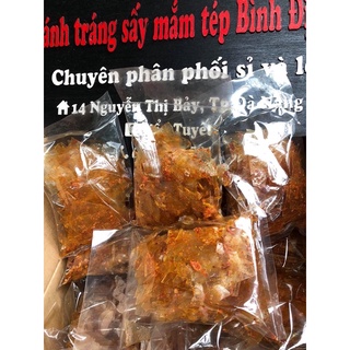 Bánh tráng sấy mắm tép Bình Định  thùng 50 gói