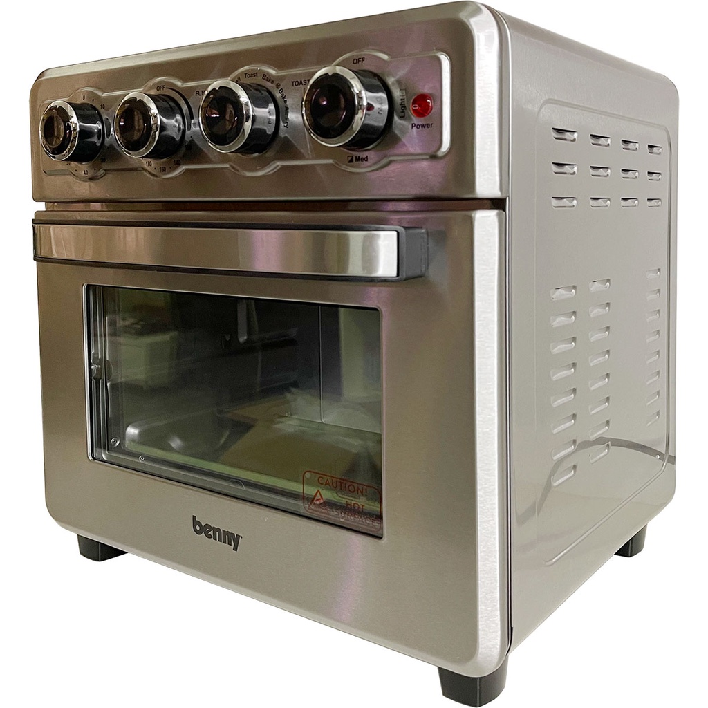 Nồi Chiên Không Dầu Cơ Benny 21 Lít, 1700W, BAF-210 Silver, công nghệ Rapid Air, kính giữ nhiệt 2 lớp