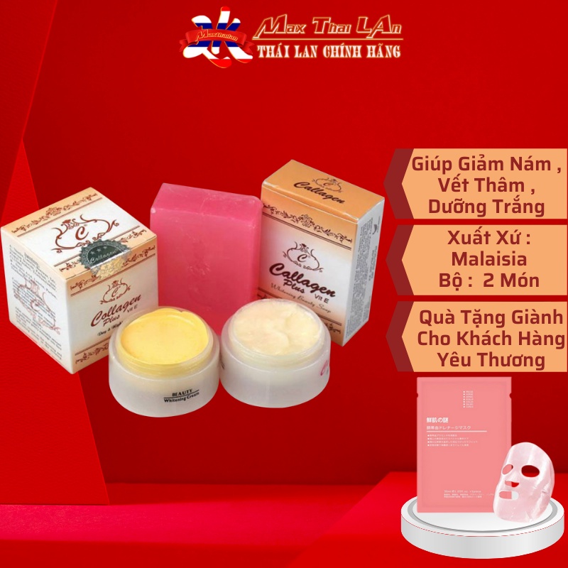 Combo kem Collagen plus vit E