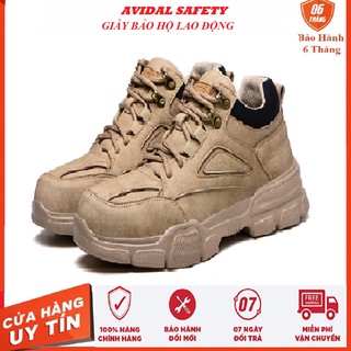 Giày bảo hộ lao động nam kiểu dáng thể thao siêu nhẹ 700g chống nước chống va đập mũi thép an toàn lao động