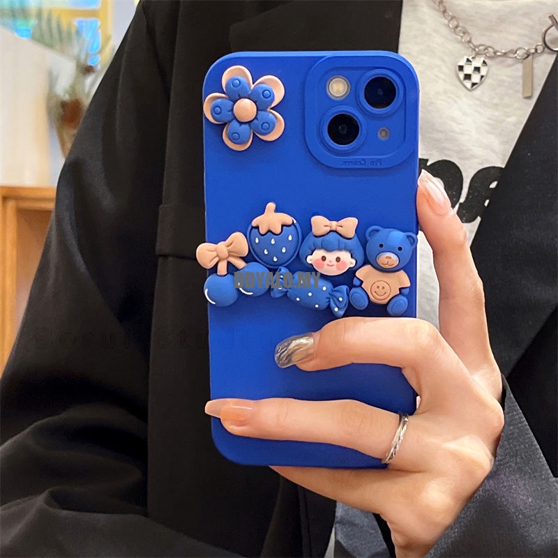 Ốp Điện Thoại In Hoạt Hình Gấu Dâu Cho Xiaomi Redmi Note 8 9 9s Pro 10 Pro 10s 4g 5g Mi 11 Lite Ultra 11t Pro