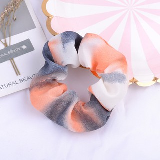Cột tóc Scrunchies vải mix màu