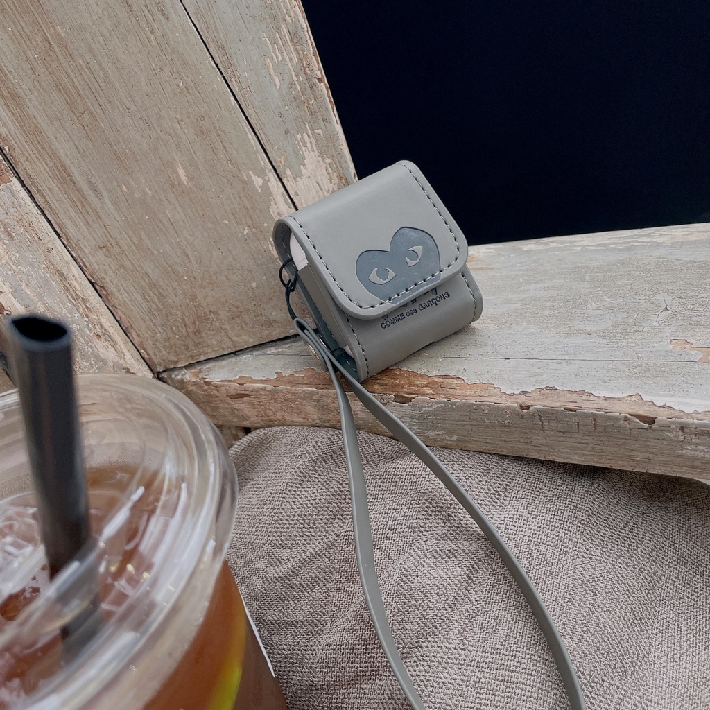 Vỏ Bảo Vệ Hộp Sạc Tai Nghe AirPods3 ADER Clein 2021 Bằng Da Màu Xanh Dương Thời Trang Ốp