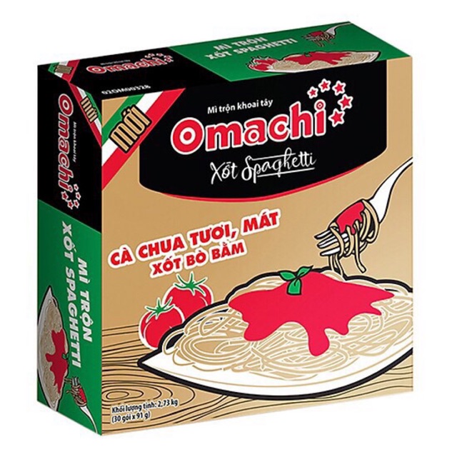 Thùng omachi xốt Spaghetti 30 gói