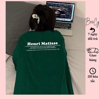 Áo phông form rộng nam nữ BeeCy dáng thun unisex kiểu tay lỡ cổ tròn in chữ Eighteen.Studio' chất dày dặn mã AT007