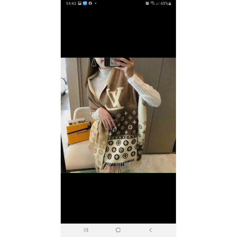 khăn dạ hiệu cao cấp lv